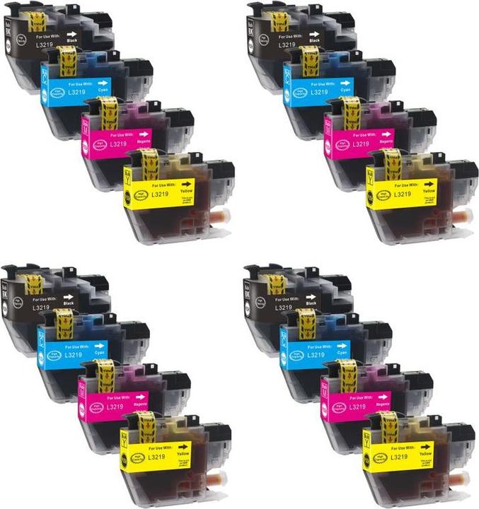 Actual product image Hermex Compatible Brother MFC-J 5330DW XL XXL Ink Cartridges (M, C, Y, FC)