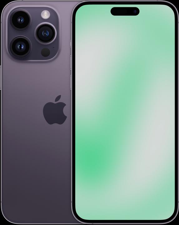 Produktbild Revendo iPhone 14 Pro Max (128 GB, Deep Purple, 6.70", 48 Mpx, SIM + eSIM, D / Akzeptabel)