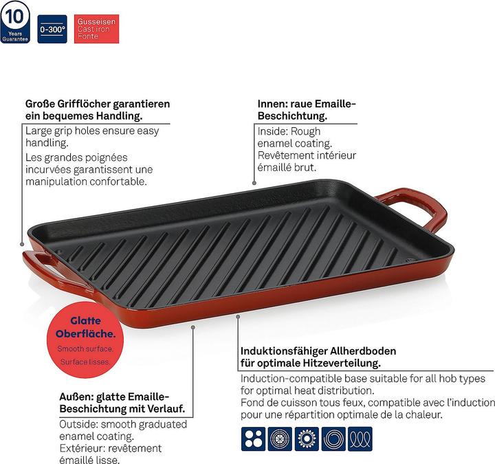 Actual product image Kela Flat griddle pan Calido (Grill pan, Cast iron)