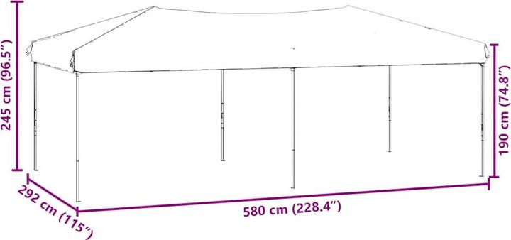 Actual product image VidaXL Bernhilde (292 cm, 580 cm)