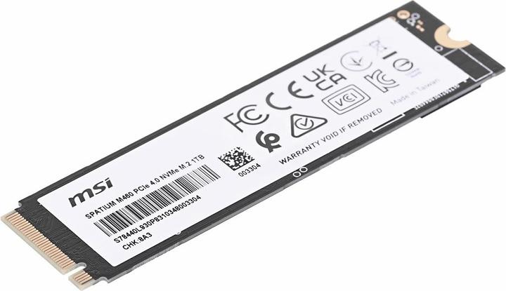 Actual product image MSI Spatium M460 (1000 GB, M.2 2280)