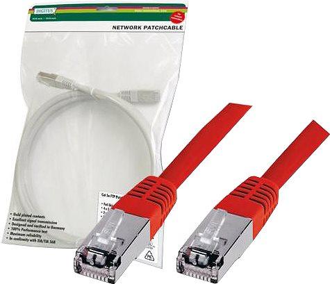 Actual product image Digitus CAT5e SF-UTP Patchk.,1m, Red (SF/UTP, CAT5e, 1 m)