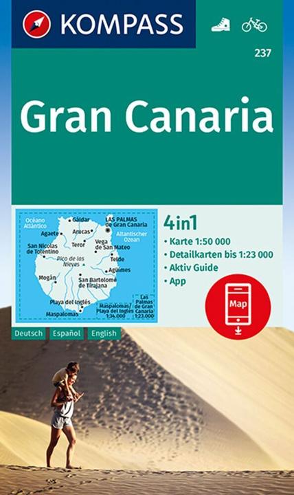 Produktbild Kompass Karte Gran Canaria