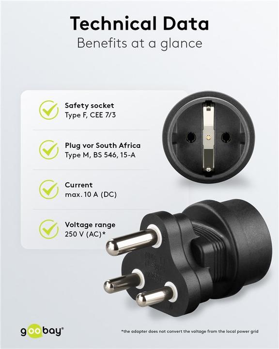 Image du produit Goobay Adaptateur secteur