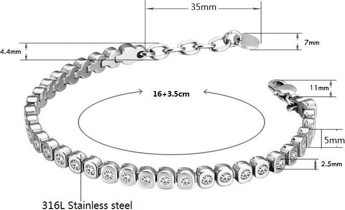 Actual product image Heideman Philemon polished silver colour (100% stainless steel)