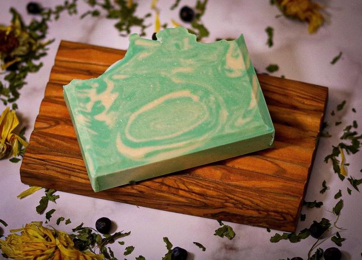Actual product image Vivi Soaps Apple sage goat's milk soap (Hard soap)