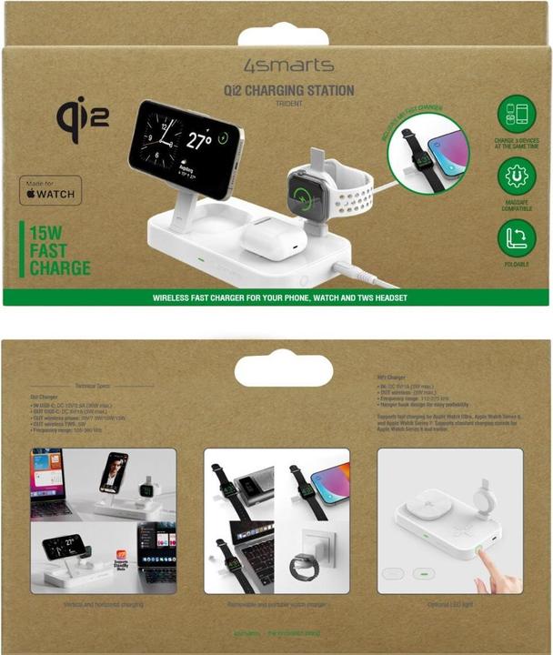 Actual product image 4smarts Wireless Charger Qi2 (15 W)