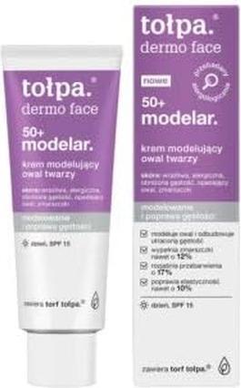 Actual product image Tołpa Tolpa Dermo Face 50+ Modelar Face Oval Modeling Cream Day SPF15 40ml (40 ml, Day cream, SPF 15)