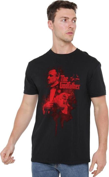 Immagine prodotto The Godfather Maglietta Don Vito Corleone Gocciolare Uomo (4XL)