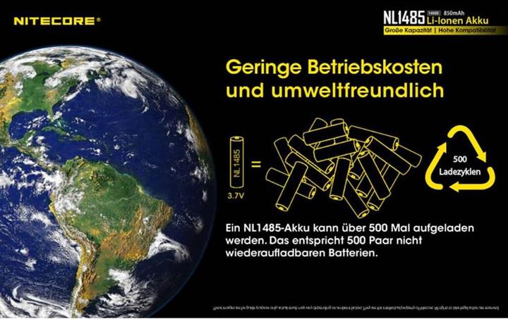 Produktbild Nitecore 14500 (3.70 V, 850 mAh)