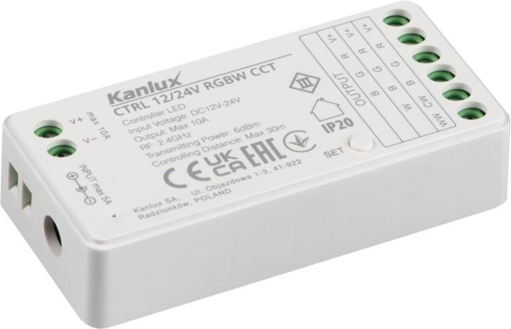 Actual product image Kanlux Controller for LED strips CONTROLLER RGBW White 22148