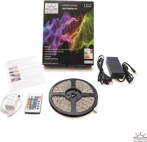 Lumina Swiss Kit de bandes LED multicolores 10m Pure Outdoor Simplex (1000 cm, Extérieur)