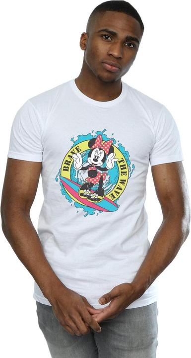 Immagine prodotto Disney Minnie Mouse Brave The Wave Maglietta Uomo (5XL)