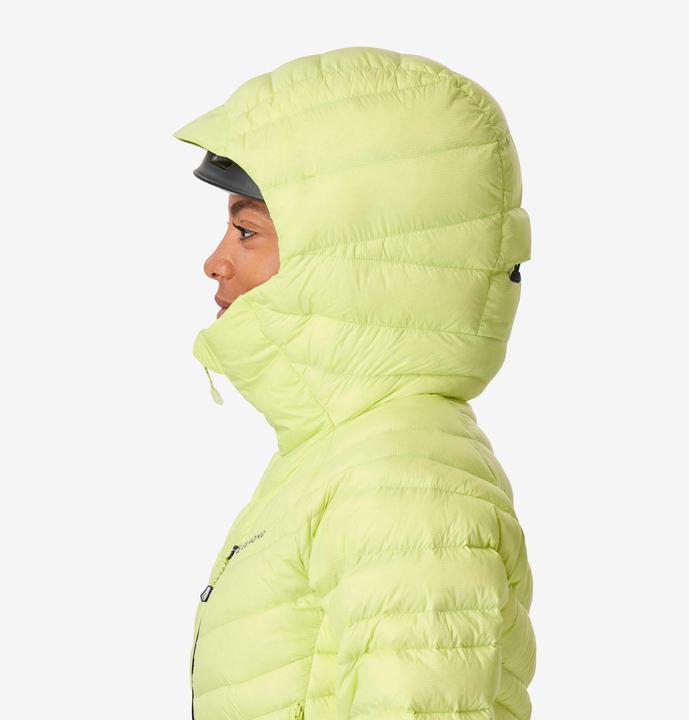 Actual product image Simond Women's mountaineering down jacket - Lemon yellow (S)