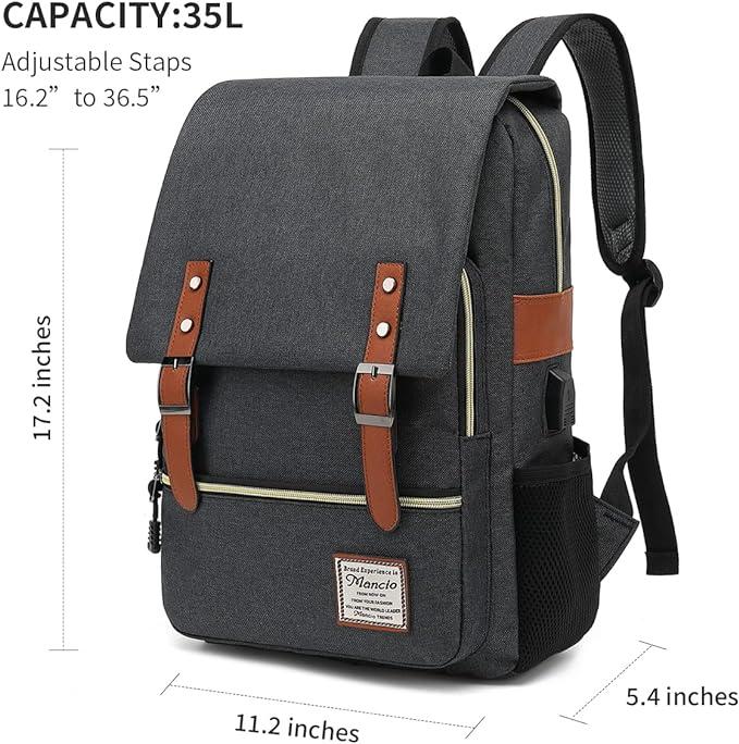 Image du produit Only-Bags.Store Sac à dos d'étudiant, sac à dos de voyage, sac d'extérieur décontracté pour hommes et femmes, sac