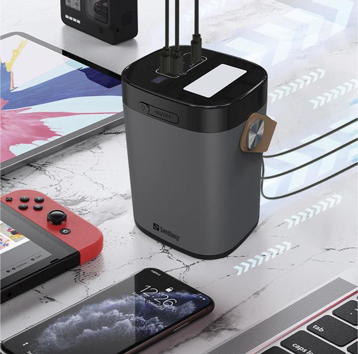 Image du produit Sandberg Banque d'alimentation (60000 mAh, 20 W, 222 Wh)