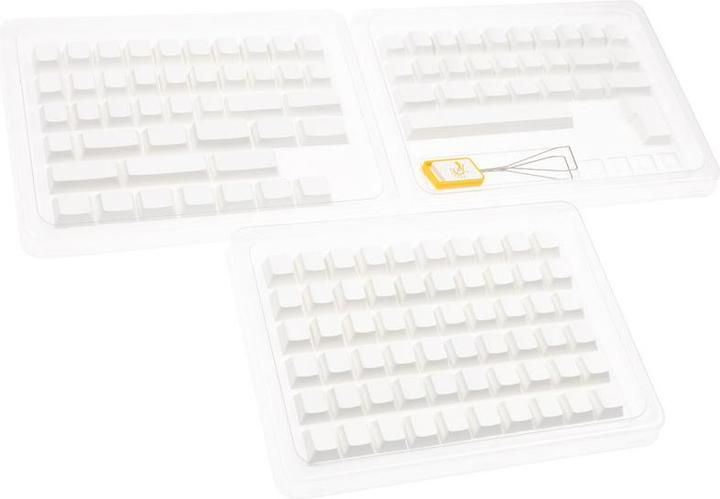 Valeurs nutritives et ingrédients Ducky Set PBT blanc nu, profil cerise - 133 Keycaps