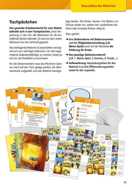 Produktbild Arbeitsmaterial Grundschule. Stationenlernen Religion: Der Kreuzweg Jesu (Deutsch, Petra Lefin, Britta Vaorin, 2019)