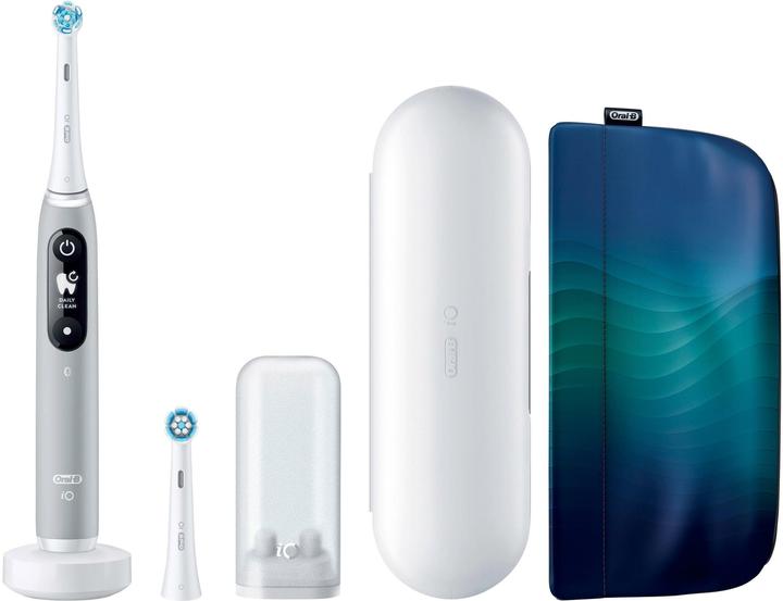 Oral-B Elektrische Zahnbürste iO Series6 Grey Opal (Oszillierende Zahnbürste)