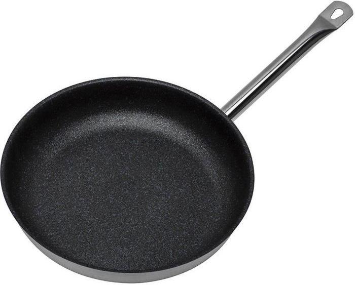 GSW Bratpfanne LE CHEF PROFILE 28 cm Edelstahl Antihaft-Versiegelung INDUKTION (Bratpfanne, Edelstahl)