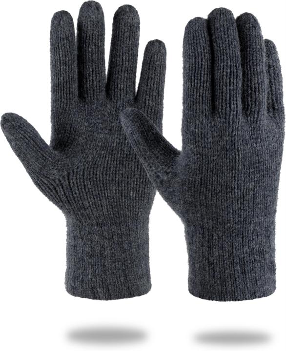 Actual product image Normani Merino Knitted Finger Gloves Onslow (L, XL)