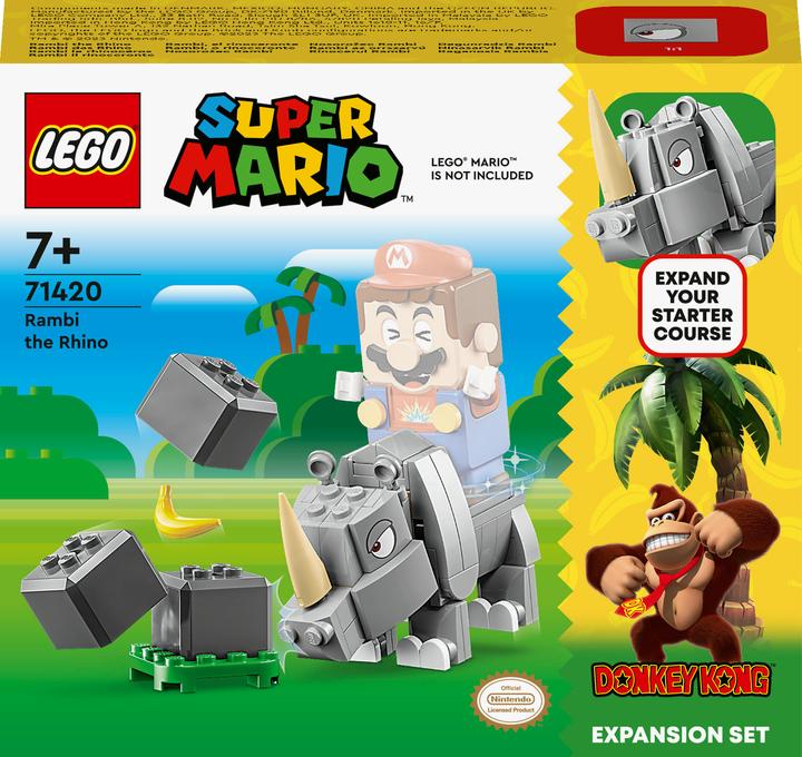 Actual product image LEGO Rambi the Rhino - Extension Set (71420, LEGO Super Mario)