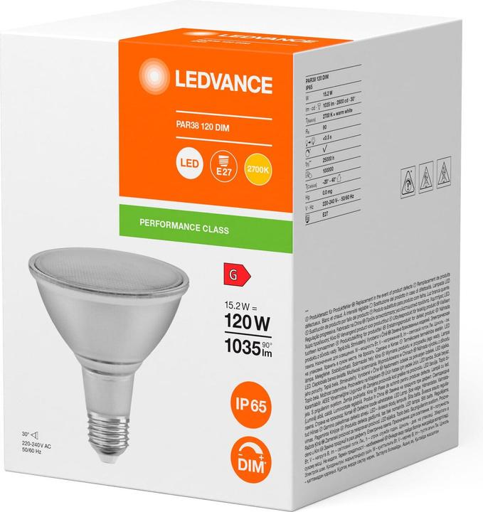 Immagine prodotto Ledvance Lampada a LED con riflettore (E27, 15.20 W, 1035 lm, 6 x, G)