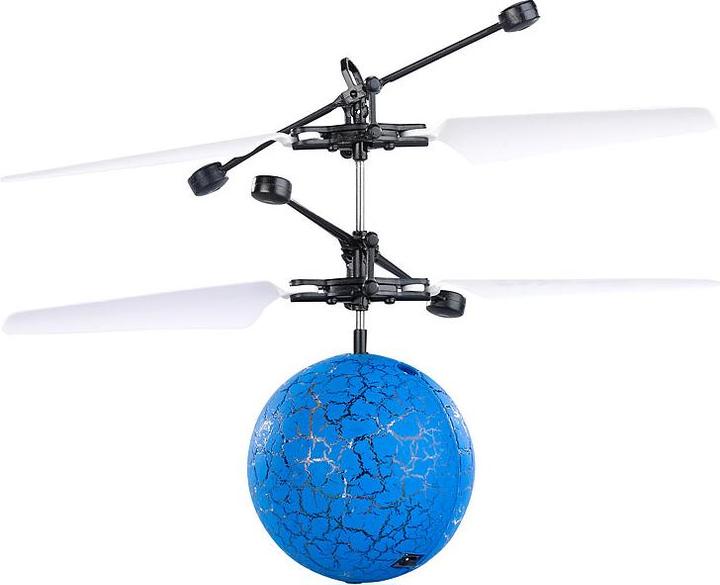 Produktbild Simulus 2er-Set Selbstfliegende Hubschrauber-Bälle mit bunter LED-Beleuchtung
