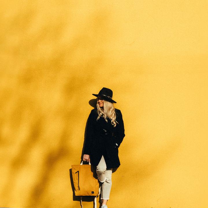 Actual product image Native Union W.F.A Backpack, mustard yellow (20 l)