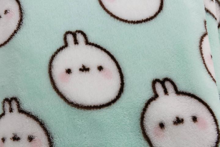 Actual product image NICI 61172 Fleece blanket & cushion in 1 MOLANG 180x100cm (180 x 100 cm)