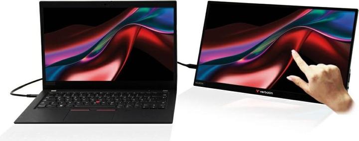 Produktbild Verbatim Portable Touch Monitor 13.3" Wireless inkl. Powerbank (1920 x 1200 Pixel, 13.30")