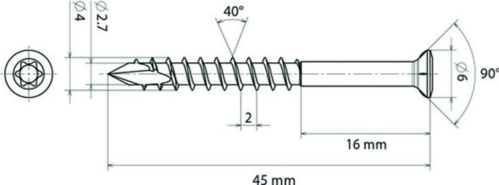 Image du produit Werkstarck Clip de terrasse HardWood Clip (185 x, 25 x 25 mm)