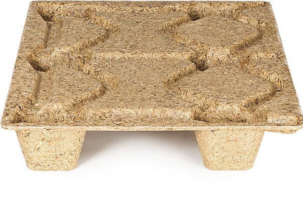 Actual product image Inka Pallets made of moulded chipboard, LxW 800 x 600 mm, with 6 feet, max. load 500