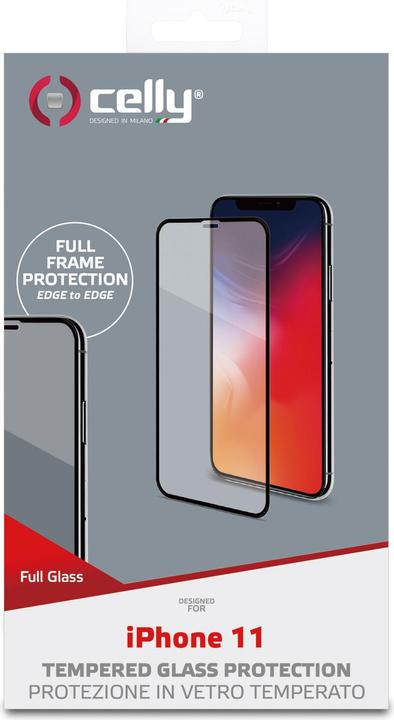 Actual product image Celly Full Glass (1 Piece, Apple iPhone 11)