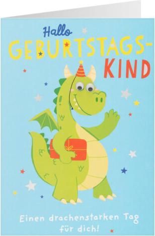 Produktbild Penta Dinosaurier Geburtstagskarte Happy Birthday: Einen drachenstarken Tag (1 Stk.)