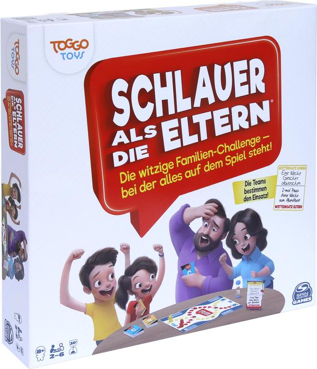 Produktbild Spin Master Games - Schlauer als die Eltern, spassiges Quiz- und Actionspiel, bei dem Kinder gegen Eltern (Deutsch)