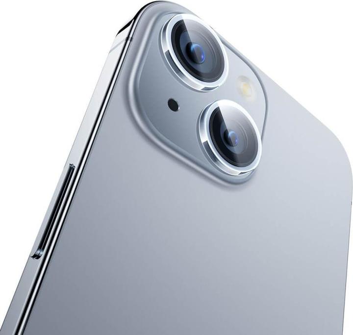 Actual product image Baseus iPhone 15 / 15 Plus - Sapphire bulletproof glass camera (1 Piece, Apple iPhone 15 Plus, Apple iPhone 15)