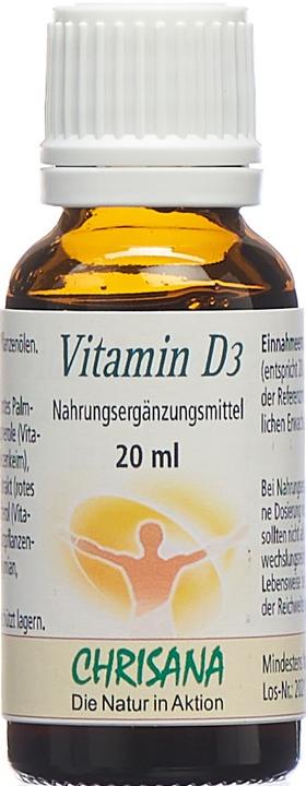 Actual product image Chrisana Vitamin D3 drops (1 Piece, Liquid, 0.02 g)