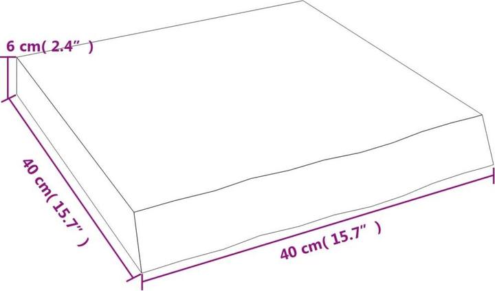 Produktbild VidaXL Emerald (40 x 6 x 40 cm)