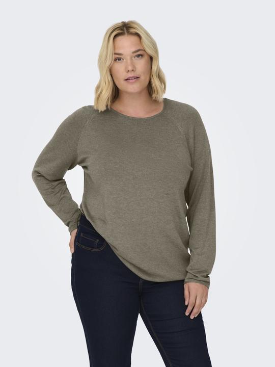 Produktbild Only Einfarbiger Curvy Strickpullover (M)