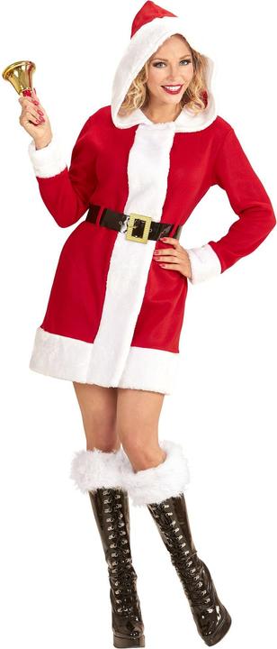 Produktbild Widmann MISS WEIHNACHTSMANN (Kleid mit Kapuze, Gürtel), L/XL (XL)