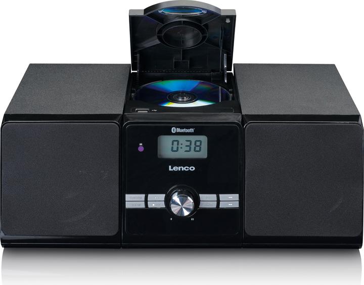 Immagine prodotto Lenco MC-030BK (Bluetooth, Lettore CD, 2x 10 W)