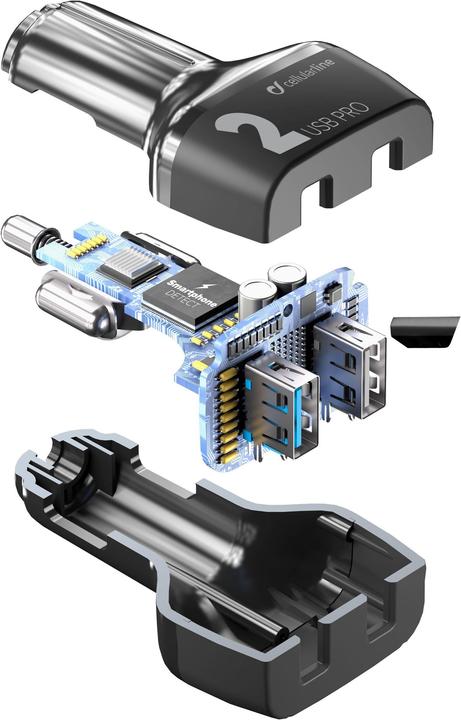 Actual product image Cellularline Car Multipower 2 PRO