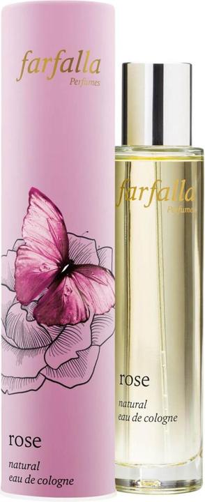 Farfalla Fragrance - Rose Natural Eau de Cologne (Eau de cologne, 50 ml)