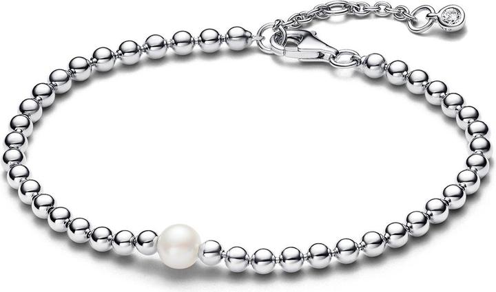 Pandora Armband Treated Freshwater Cultured Pearl & Beads (20 cm, Silber 925)