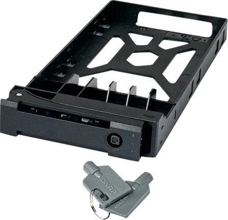 QNAP 2.5inch HDD Tray with key lock and two keys black and plastic