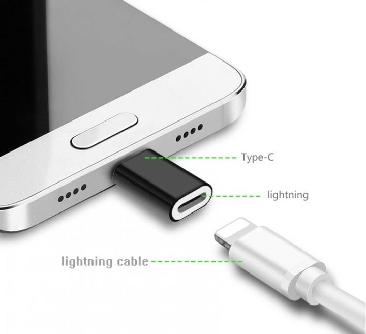 Actual product image PowerGuard Charge & Sync Adapter (Lightning, USB Type C)