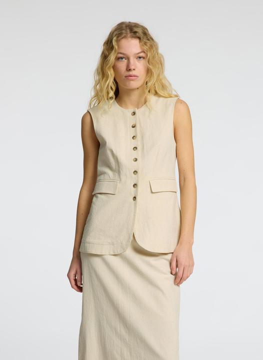Immagine prodotto Selected Femme Tailored Leinenmix Weste (40)