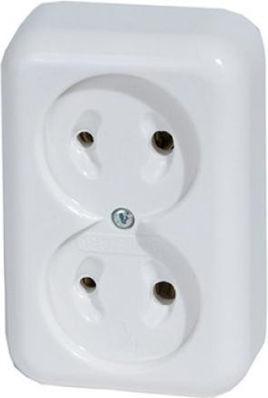 Maurelma DC Doppel-Aufputz-Steckdose 12-48V 10A