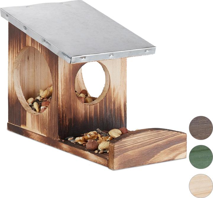 Produktbild Relaxdays Eichhörnchen Futterhaus